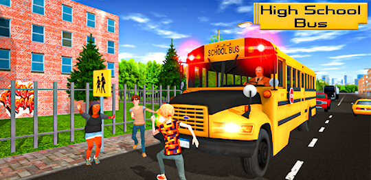 City School bus 3D Game : Bus