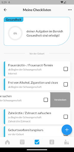 Baby-App Gelsenkirchen Screen 2