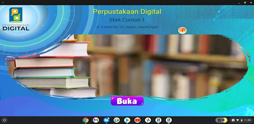 Android application Perpustakaan Digital SMA screenshort