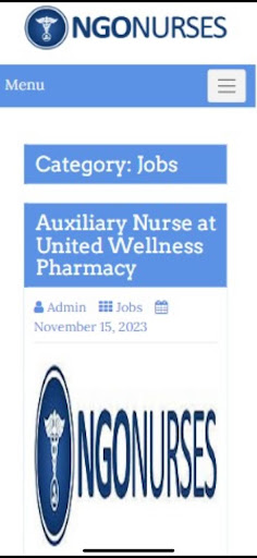 Android application NGONURSES screenshort