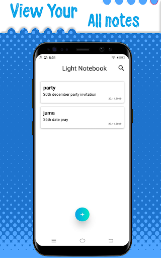 memo pad for writing Screen 3