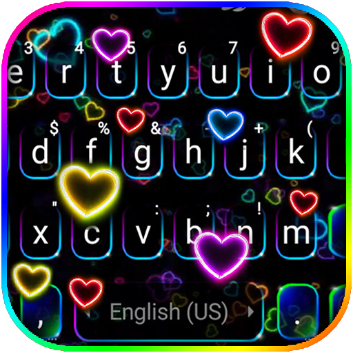 Neon Hearts Theme logo