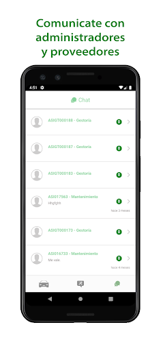 Android application Soluciones Fleet screenshort