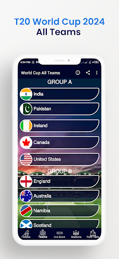 T20 World Cup Schedule 2024 Screen 3