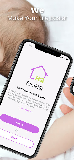 Android application famHQ Digital screenshort