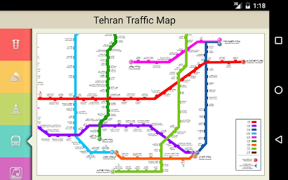 Tehran Traffic Map