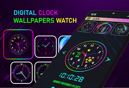 Neon Digital Clock Smart Watch Unknown