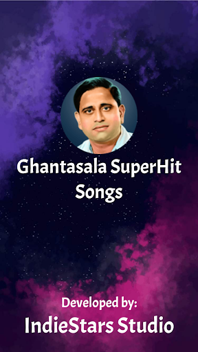 Android application Ghantasala Old Telugu Songs screenshort