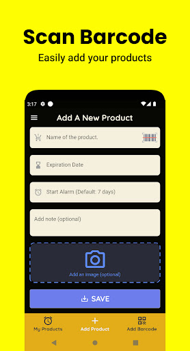 Barkus: Expiry Barcode Scanner Screen 2