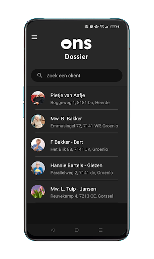 Ons Dossier Screen 2