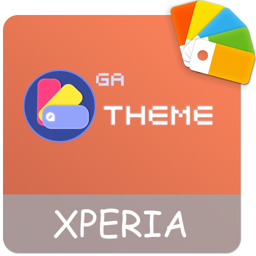COLOR™ Theme | ORANGE - XPERIA logo