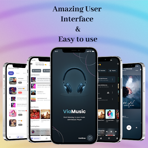 Android application ViaMusic Music Player screenshort