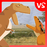 T-Rex Fights Allosaurus