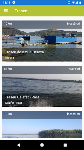 Android application RowAdventure screenshort
