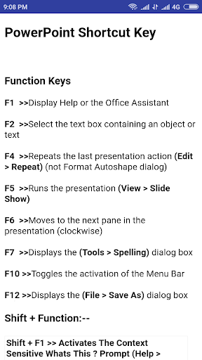 Computer Shortcut Key