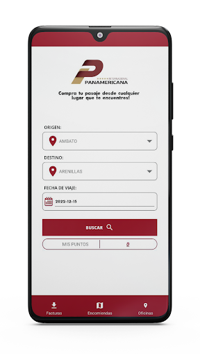 Android application Panamericana screenshort