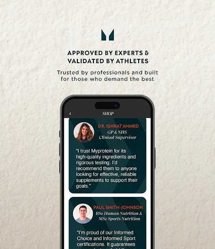 Screenshot of Myprotein: Fitness & Nutrition