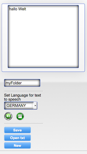 Simple Text To Speech Screen 2