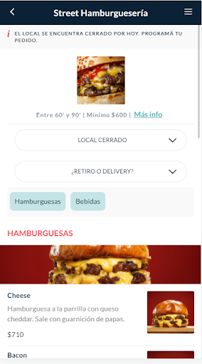 Android application Street screenshort