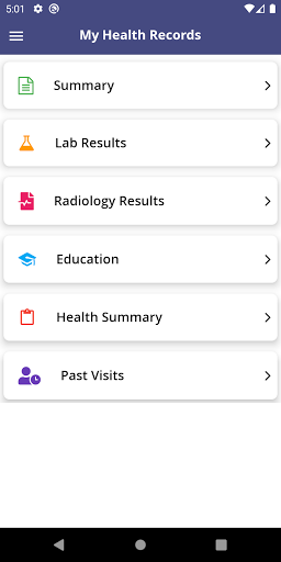 mHealth Solution Screen 3