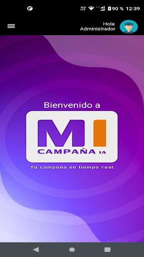 Android application Mi Campaña IA screenshort