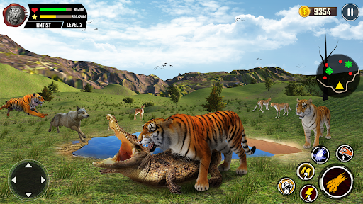 Wild Tiger Simulator 3D Games Screen 2