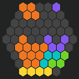 Fill in the hex-sided block icon