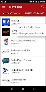 Les radios de Montpellier
