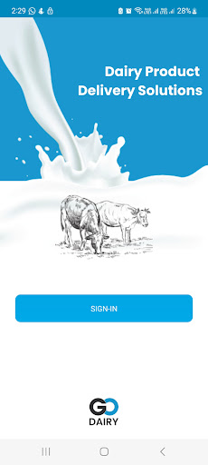 Android application GoDairy screenshort