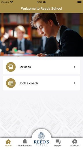 Android application Westway Coaches screenshort
