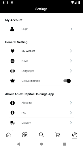 Aplex Capital Holdings Screen 3