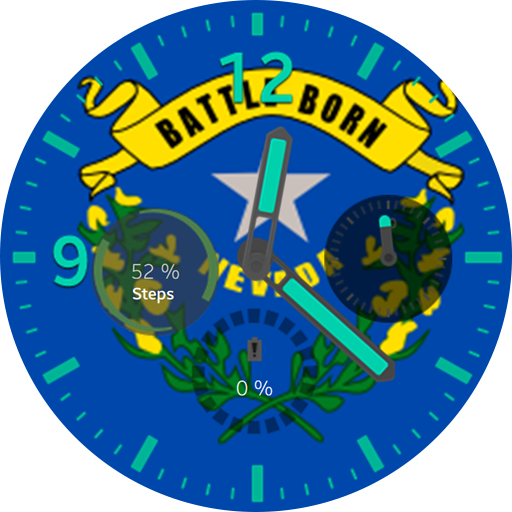 Nevada Flag Watchface logo