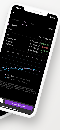 StockerX | Portfolio Manager Screen 2