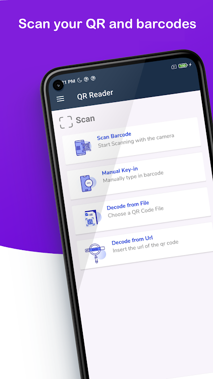 QR Reader & QR code maker - 1.22 - (Android)