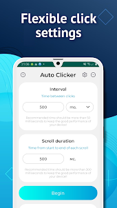 Auto clicker-swiper for games