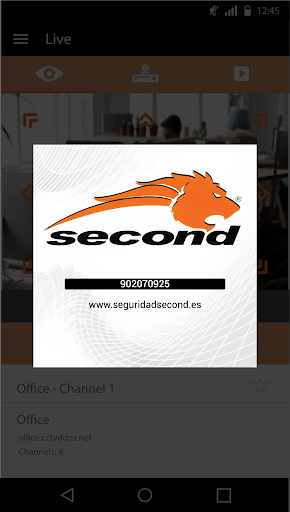 Android application SECOND EasyView screenshort