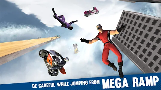 Super Hero Bike Mega Ramp