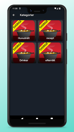 Swedish Food Recipes App Screen 2