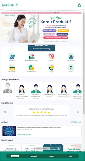 Pendaftaran Online RSJSH Screen 2
