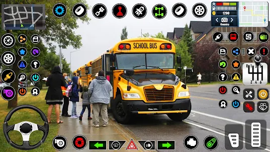 학교 버스 게임 3d