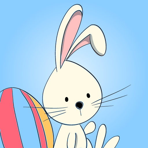Adorable Happy Easter Stickers logo