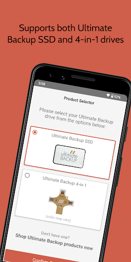 Ultimate Backup Screen 2