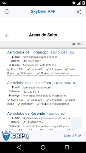 SkyDive AFF Screen 2