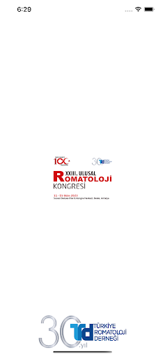 Android application 23. Ulusal Romatoloji Kongresi screenshort