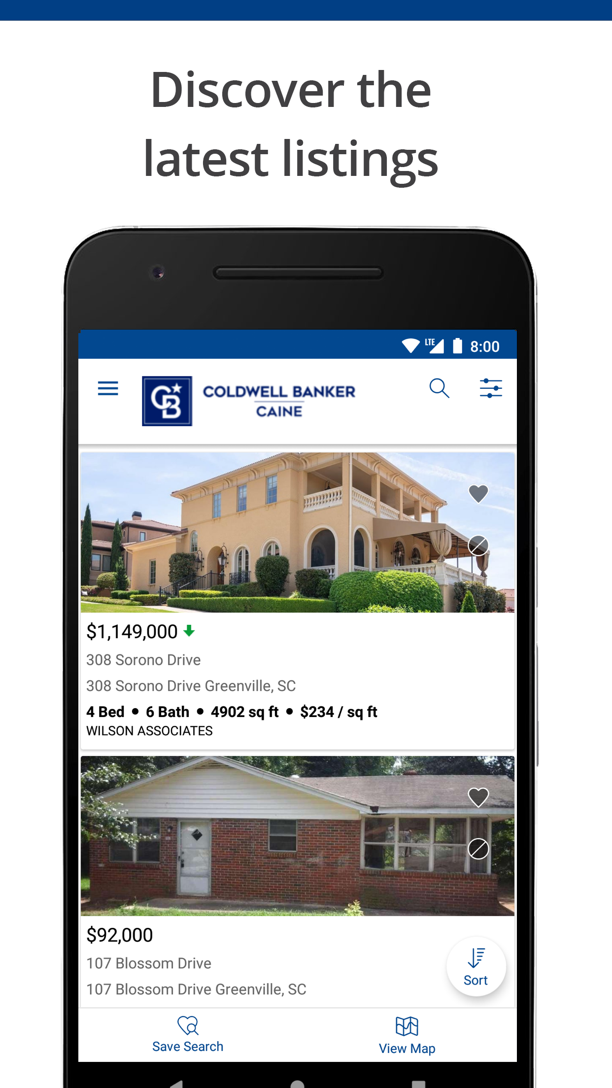 Android application Coldwell Banker screenshort