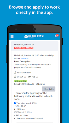 App preview