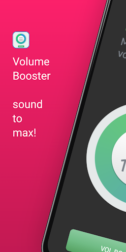 Android application Volume Booster - sound to max! screenshort