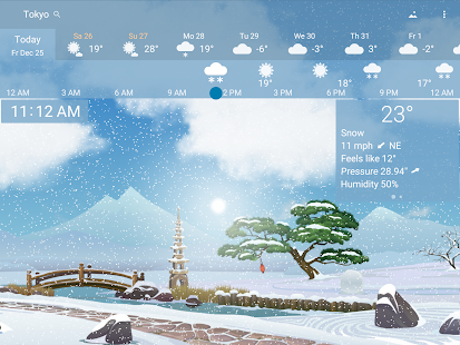 Скачать игру Awesome weather YoWindow + live weather wallpaper для Android бесплатно