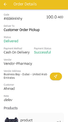 Android application Wassely Driver screenshort