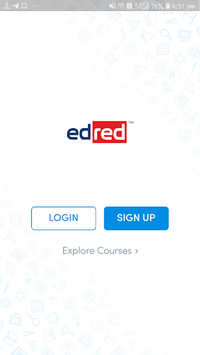 Android application EdRed-Online Learning Platform screenshort